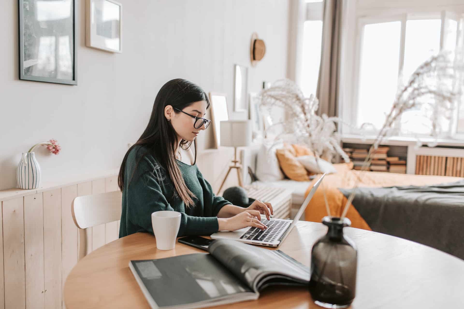 MacBook at home desk office | Technology making live easier