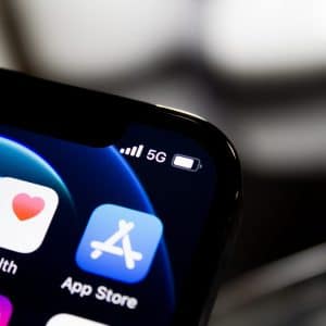 iPhone 12 Pro with App Store app