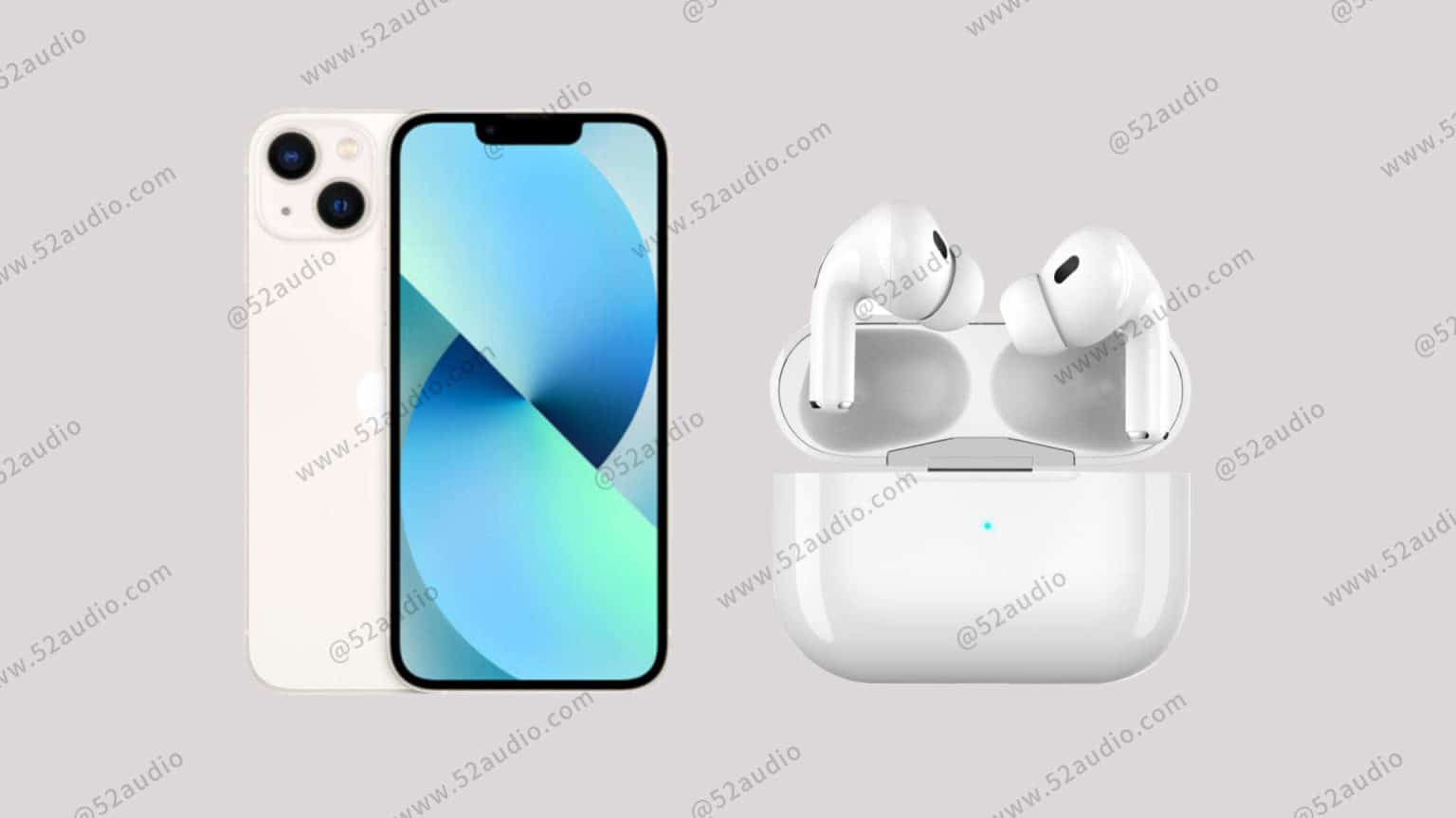 iPhone and Airpods