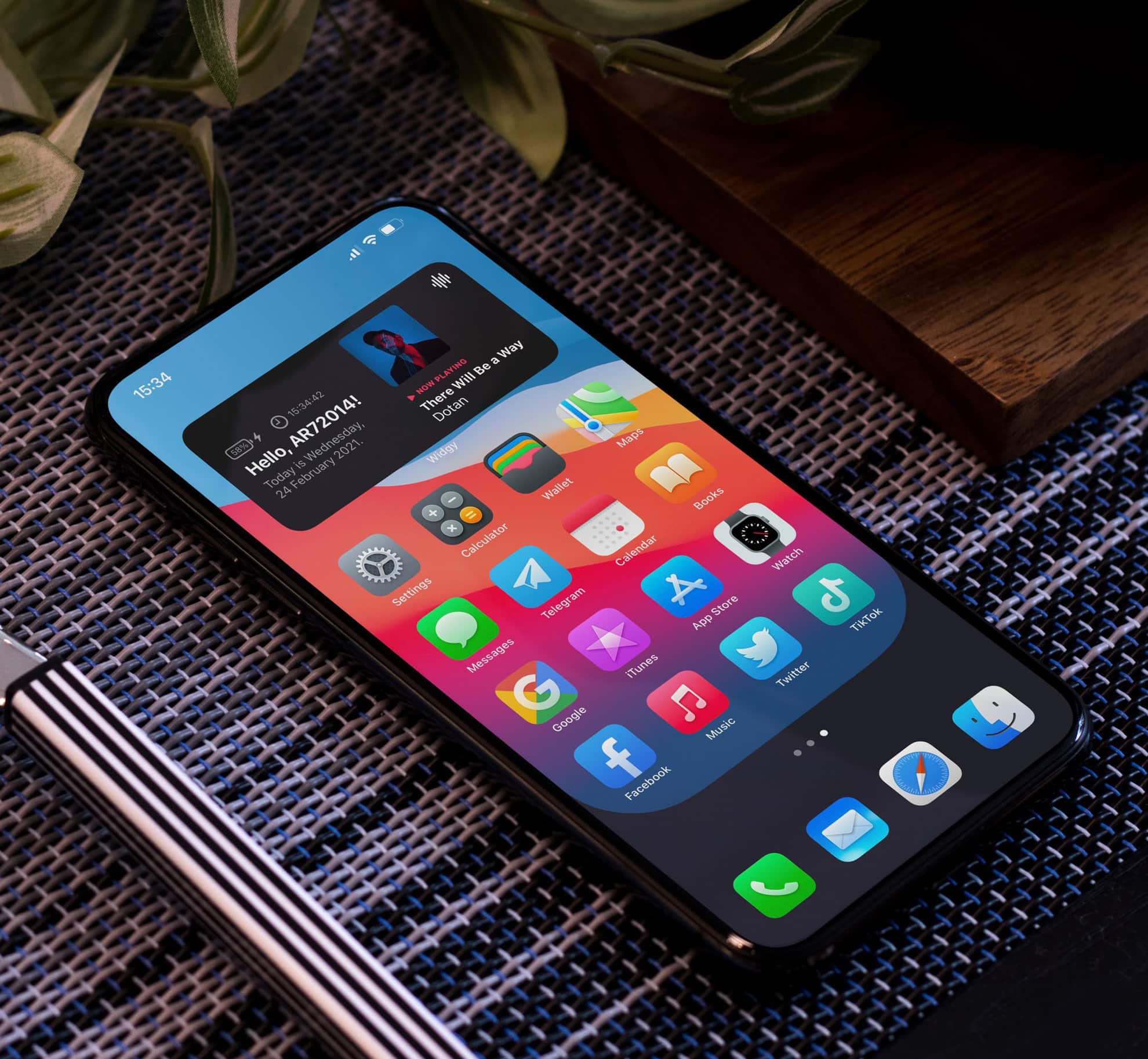 iPhone Home screen
