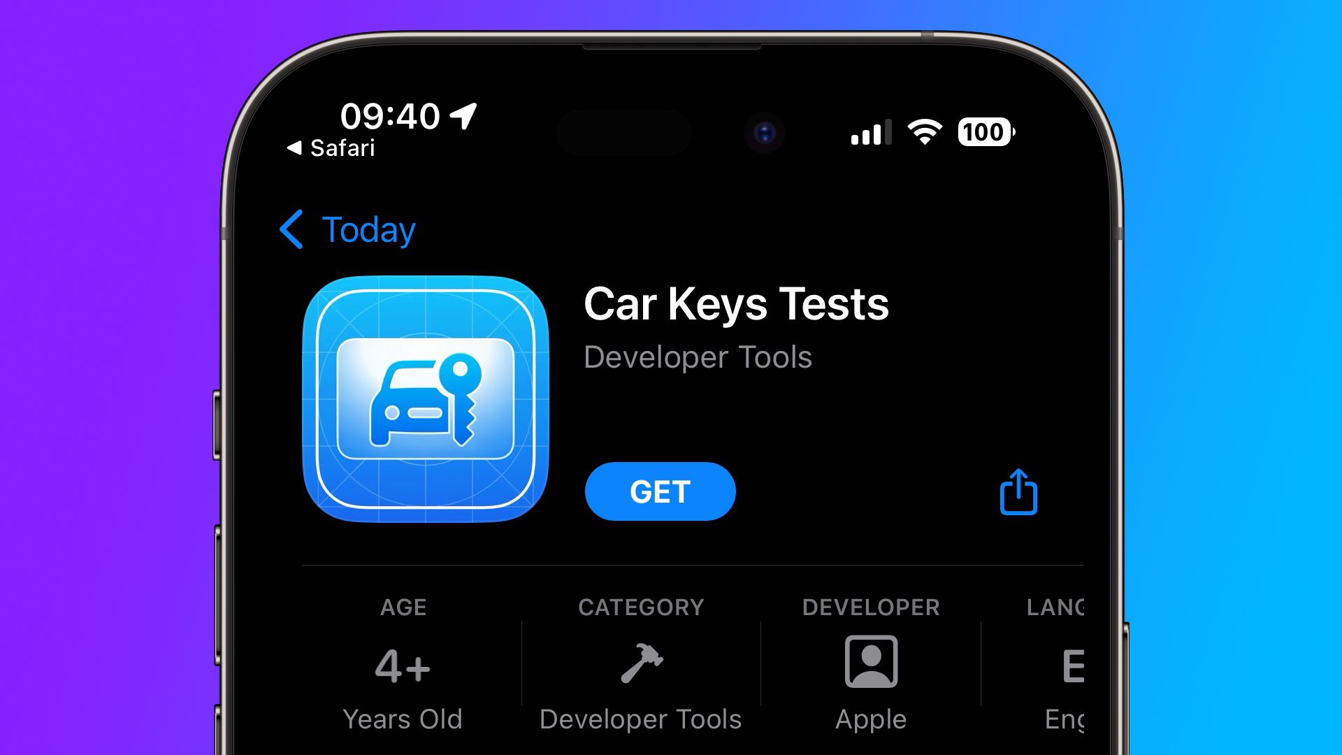 car keys tests