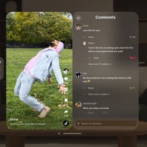 TikTok Apple Vision Pro