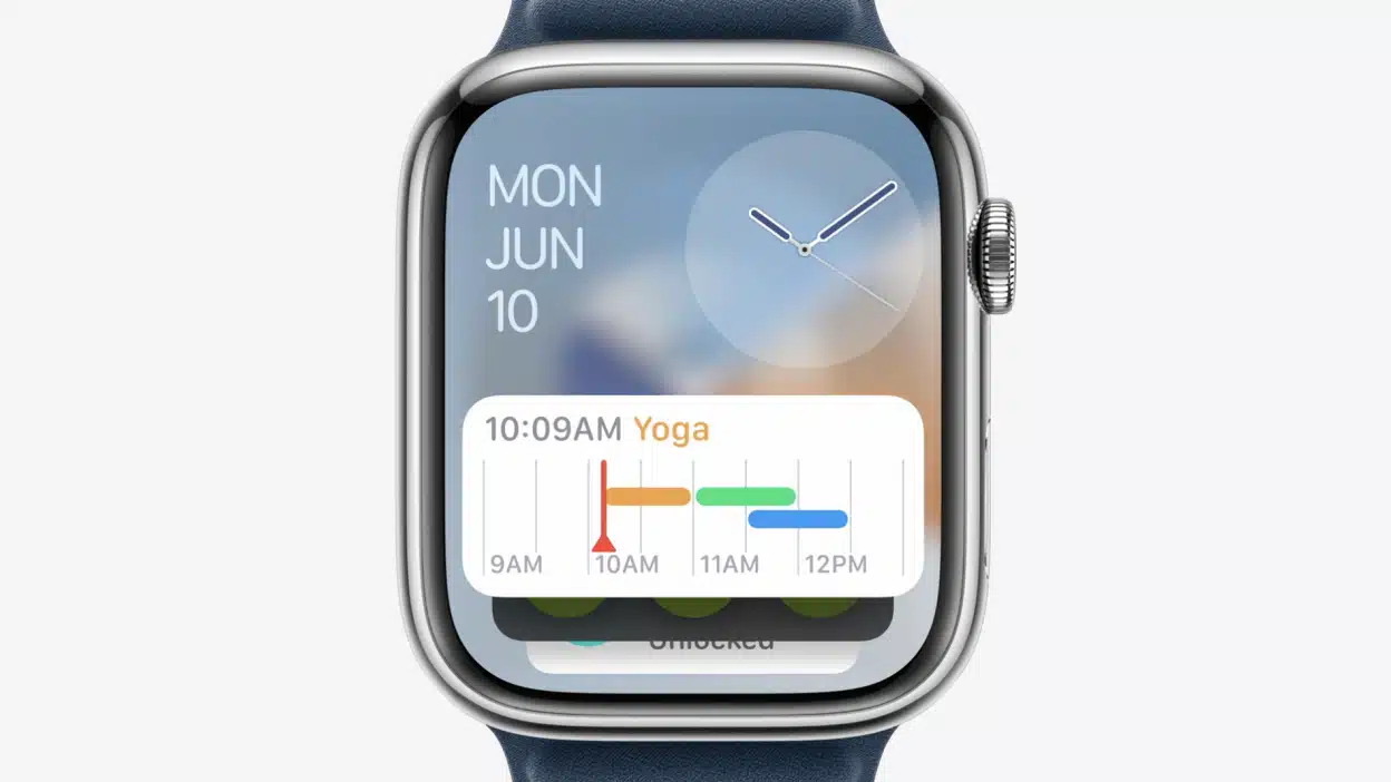 An Apple Watch displaying features of watchOS 11.3 Beta 3, showcasing new updates for developers.