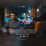 A person sits at a table in a dimly lit room, glancing sideways. A crew member holds a clapperboard with colorful stripes. Text overlays reveal this behind-the-scenes glimpse of "Shrinking S2" on Apple TV+, captured with the stunning iPhone 17 Pro camera resolutions and layouts.