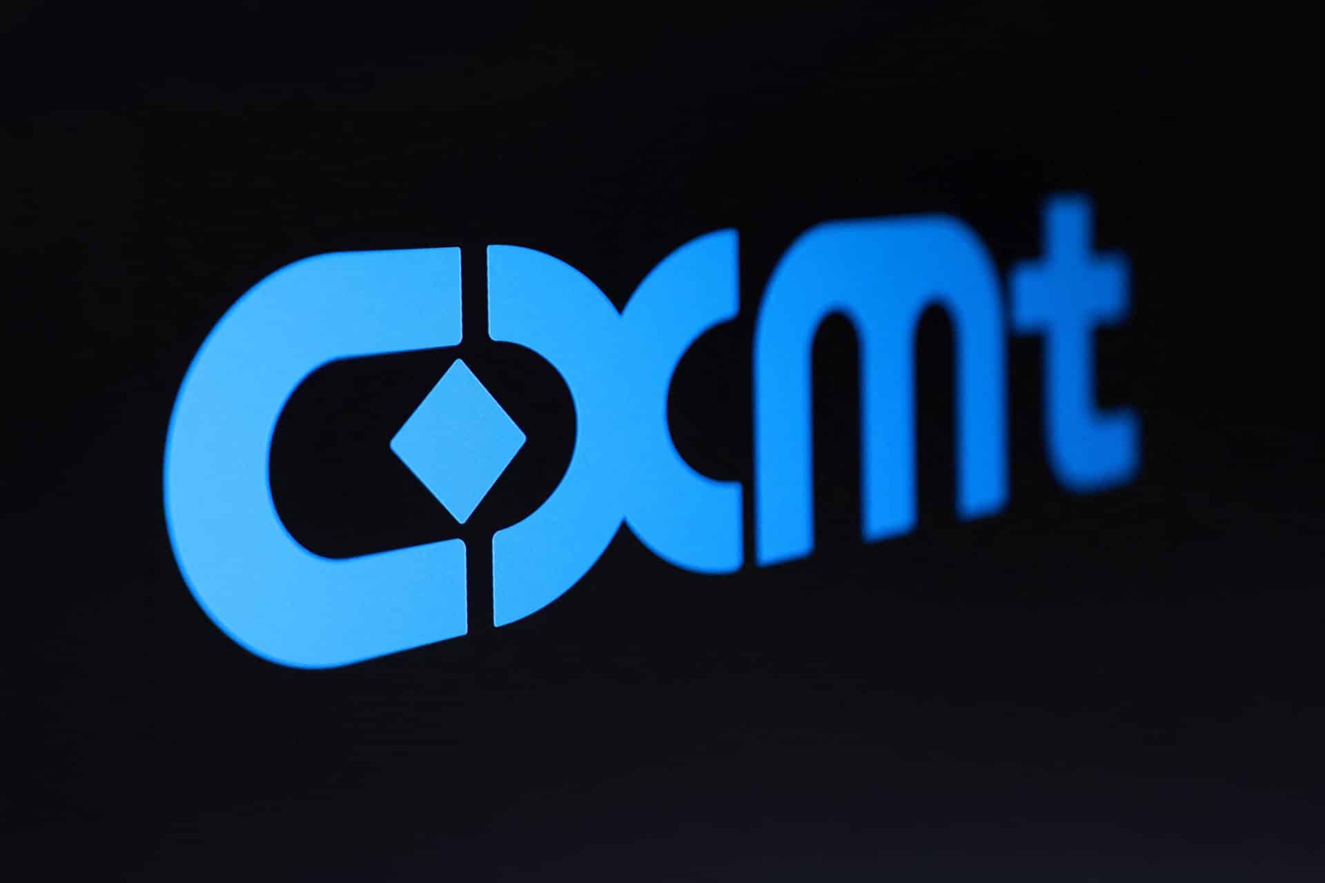 Blue “CXMT” logo with stylized letters on a black background, reflecting the cutting-edge innovation of CXMT memory chips in the Chinese chips industry.